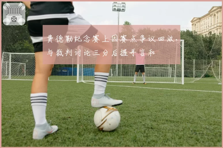 费德勒纪念赛上因赛点争议回放，与裁判讨论三分后握手言和